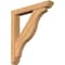 Ekena Millwork Funston Slat Smooth Bracket w/ Offset Brace, Western Red Cedar, 5 1/2"W x 34"D x 38"H BKT0604X34X38FST06SWR - alternate 1